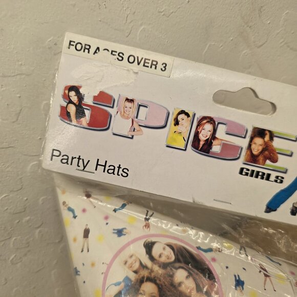 The Spice Girls Pop Stars Vintage Party Favor Hats New 8 Count - Picture 3 of 7